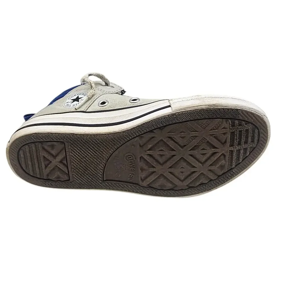 Converse Kids Gray & Blue Chuck Taylor All Star Axel Mid Top Sneaker